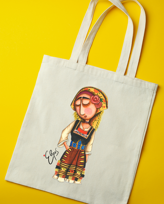 TOTE BAG- ΜΕΤΑΞΑΔΕΣ